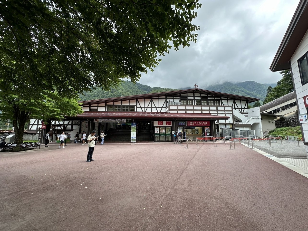 立山駅の正面