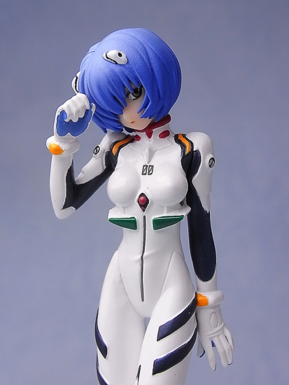ヤングエース付録　エヴァンゲリオン　綾波レイ　制服ver ヤングエース Vol.6 付録 綾波レイ プラグスーツver. フィギュア