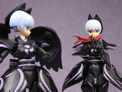フィギュア　忍者型MMS フブキ 黒き翼ver. 「武装神姫」 コナミ 武装神姫 忍者型MMS フブキ 黒き翼ver. レビュー - YOの