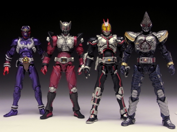 仮面ライダー ブレイド S.I.C極魂シリーズ 4体セット 箱無し品