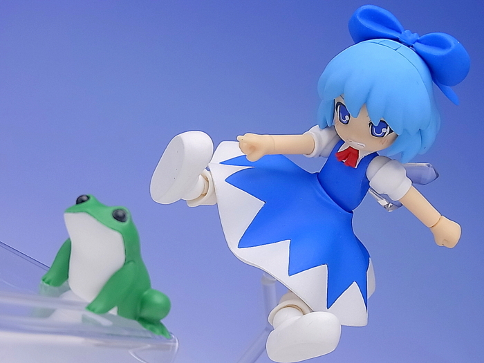 東方プロジェクト まめしき　07 チルノ 約10cm PVC完成品アクションフィギュア リキッドストーン まめしきチルノ