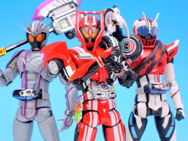shフィギュアーツ　仮面ライダードライブ　タイプトライドロン　カキマゼールセット レビュー】S.H.Figuarts 仮面ライダードライブ タイプトライ