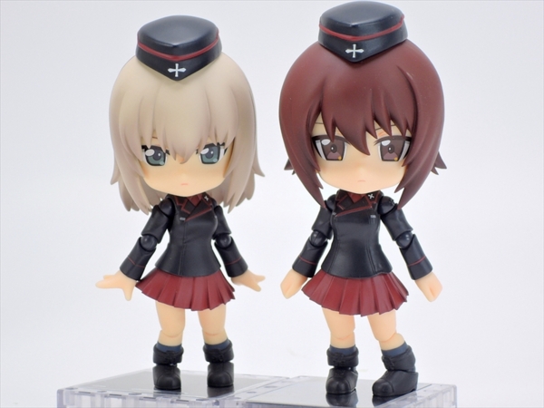 キューポッシュ 西住まほ&逸見エリカ2体セット figma 西住まほ＆逸見エリカ セット であそぼう！ - YOの玩具箱