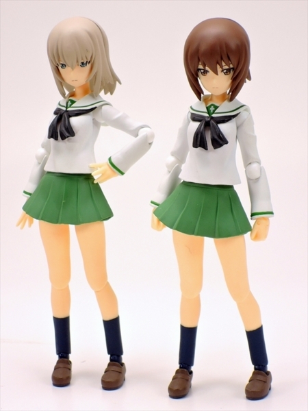 ガールズ＆パンツアー劇場版 figma 332　西住まほ＆逸見エリカ　セット　ⓝ Amazon.co.jp: 開封 マックスファクトリー ガールズ&パンツァー