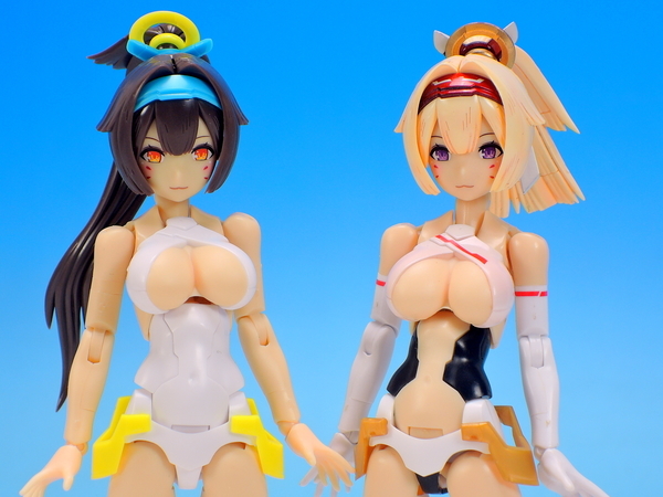新品 メガミデバイス 朱羅 忍者・弓兵 蒼衣 セット 1/1スケール プラモデル メガミデバイス 朱羅 忍者 蒼衣 1/1 プラモデル（再販