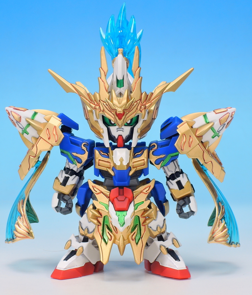 SD 三国創傑伝 趙雲ダブルオーガンダム&碧竜駆 を作る - YOの玩具箱