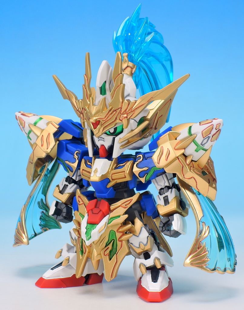 SD 三国創傑伝 趙雲ダブルオーガンダム&碧竜駆 を作る - YOの玩具箱