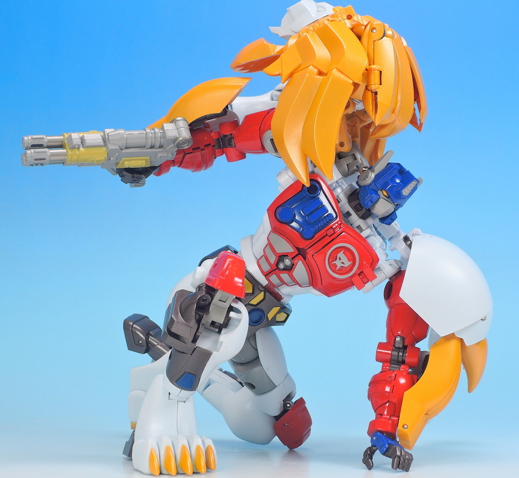 ライオコンボイ　MP-48 箱あり 玩具レビュー MP-48 ライオコンボイ（ビーストウォーズ） - 金の