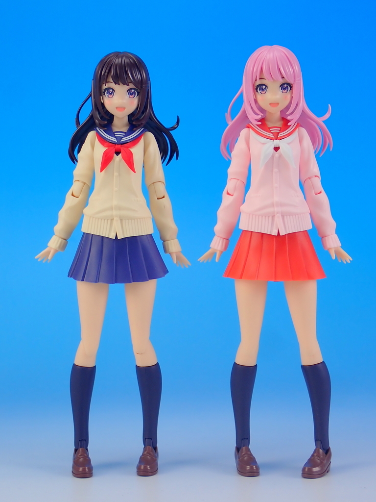 【未組立・未開封】創彩少女庭園 結城 まどか【桜桃高校・冬服 ドリーミングスタイル フレッシュベリー】＆小鳥遊 暦【令法高等学校・夏服 ドリーミングスタイル トゥルーサファイア】　1/10プラモデル　コトブキヤショップ限定キット　壽屋　コトブキヤ　模型　美プラ　ガルプラ 創彩少女庭園結城 まどか 桃桜高校・冬服ドリーミングスタイル