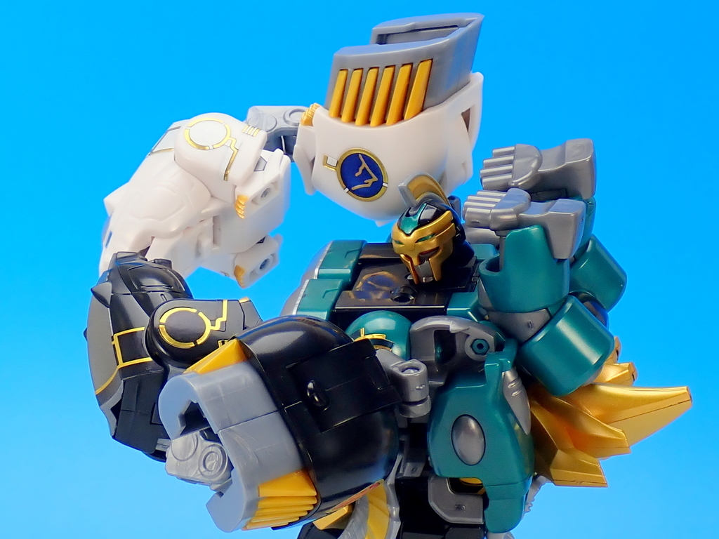 SMP ガオマッスル/ガオライノス＆ガオマジロ で遊ぶ - YOの玩具箱