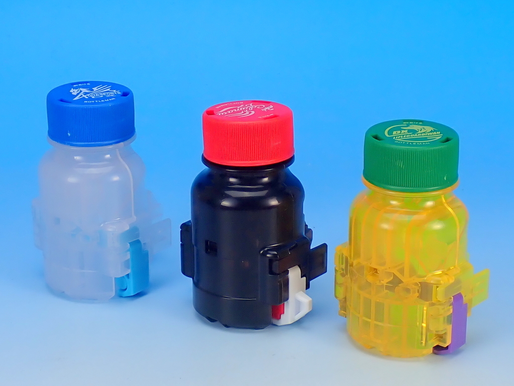 キャップ革命 ボトルマンDX コーラマルDX・アクアスポーツDX・ライフル