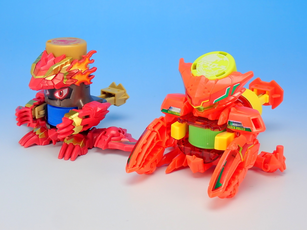キャップ革命 ボトルマン BOT-36 アースローラーDXで遊ぶ - YOの