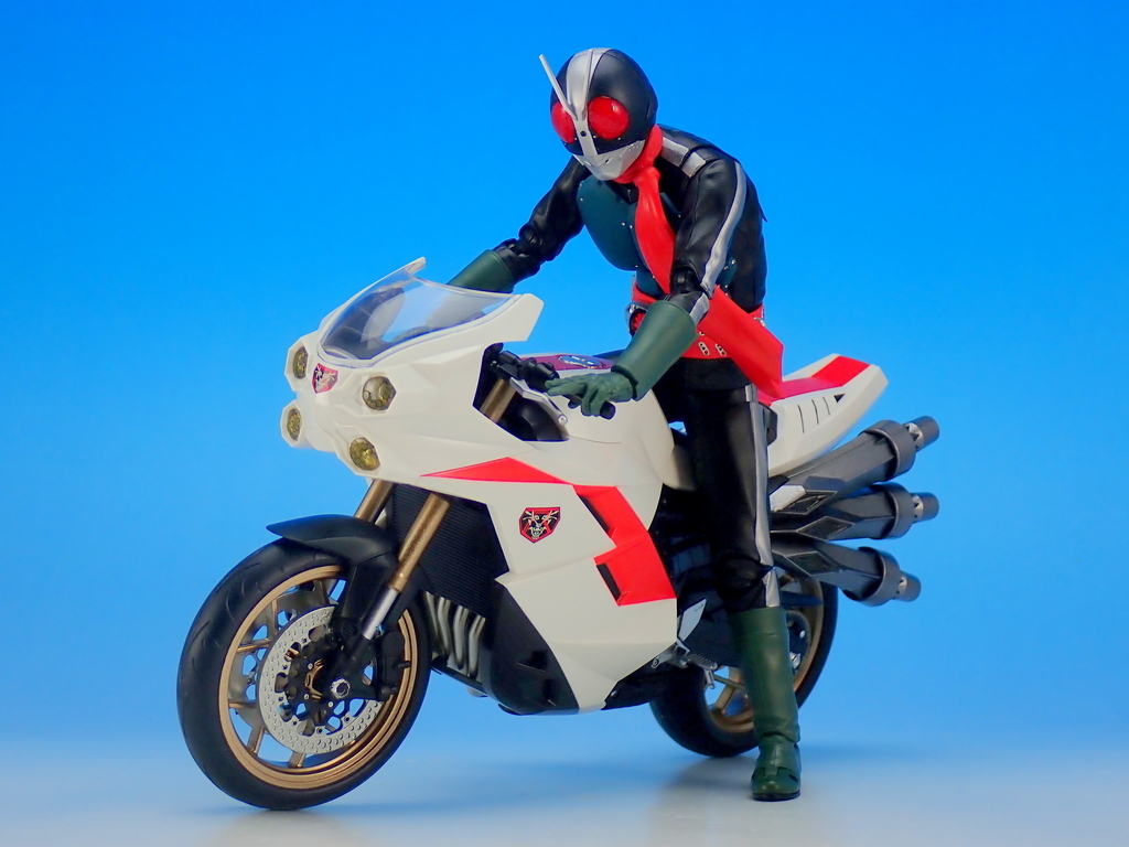 SHFiguarts シン仮面ライダー　1号　2号　サイクロン号　セット シン・仮面ライダー』仮面ライダー第2＋1号の搭乗するシン