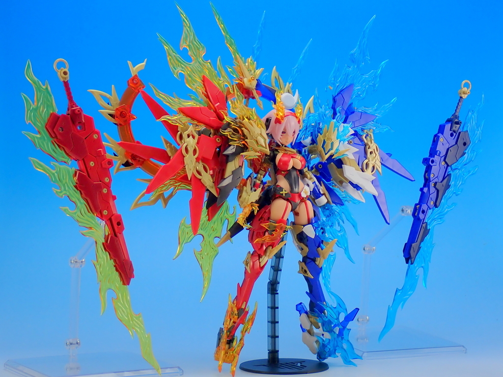 メガミデバイス 皇巫 スサノヲ 紅蓮 を作る - YOの玩具箱