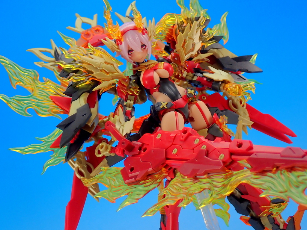 積み整理品　メガミデバイス　 スサノヲ蒼炎　スサノヲ紅蓮 ギャル味溢れるメガミ！『メガミデバイス』皇巫 スサノヲ 紅蓮が10月24