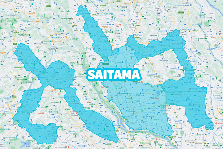 Wolt 埼玉の地図