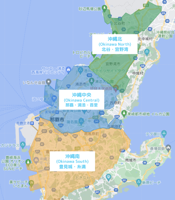 wolt 沖縄の配達可能エリア