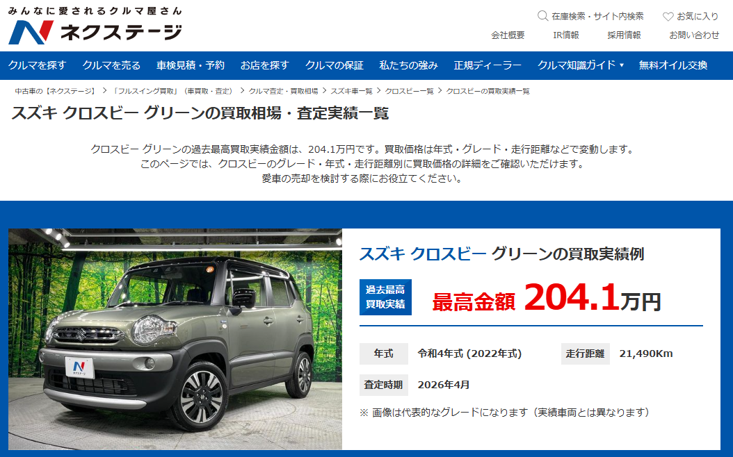 体験レビュー】MOTAでクロスビーが204万円｜3社すべて200万円超になっ