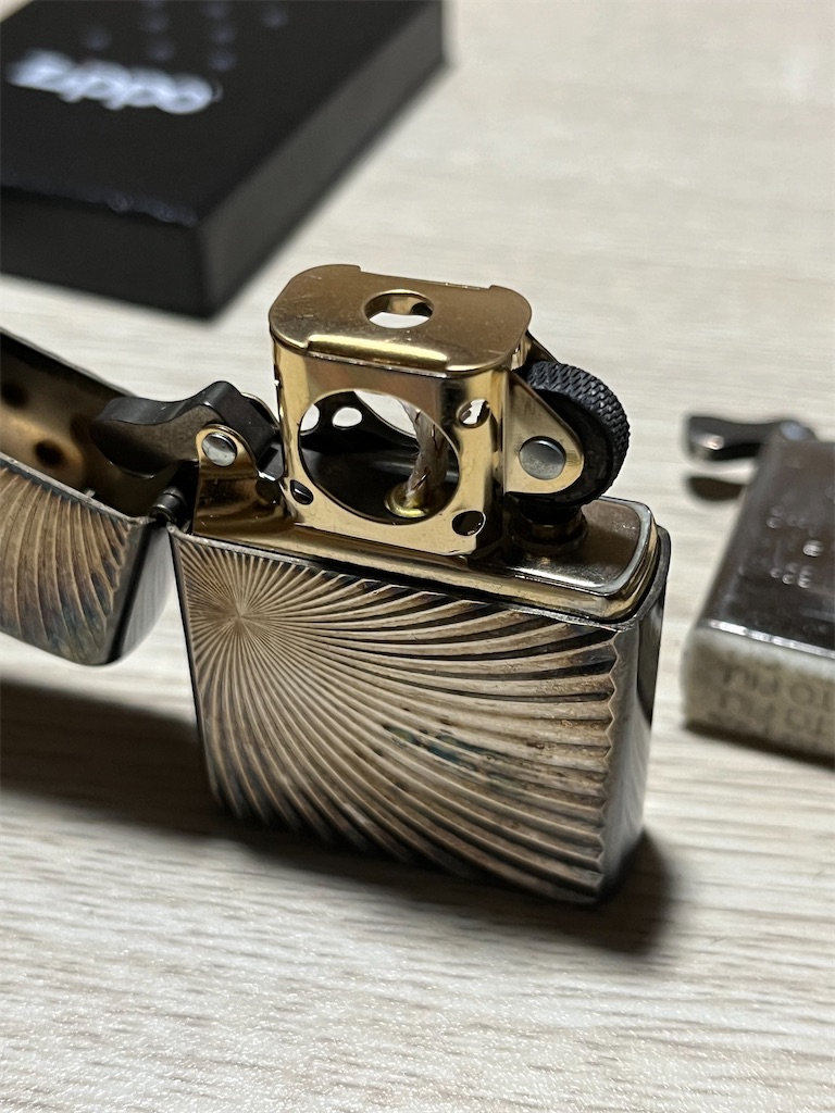 中古 火花確認済み ZIPPO パイプ用 アウトサイドユニット1999年1月/インサイドユニット1998年11月 札幌市 清田区 平岡 火花確認済み ZIPPO パイプ用 アウトサイドユニット1999年1月