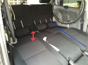 車中泊 ノア 段差