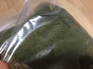 ビニールに空気穴