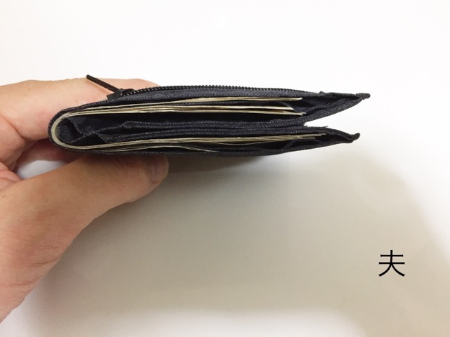 allett 財布夫の中身