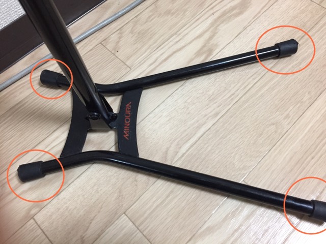ロードバイクスタンドやり方