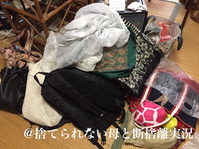 断捨離後バッグ