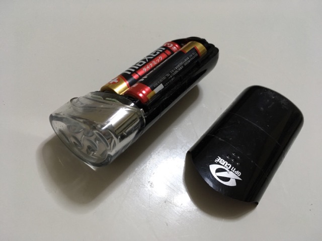ロードバイクライト乾電池