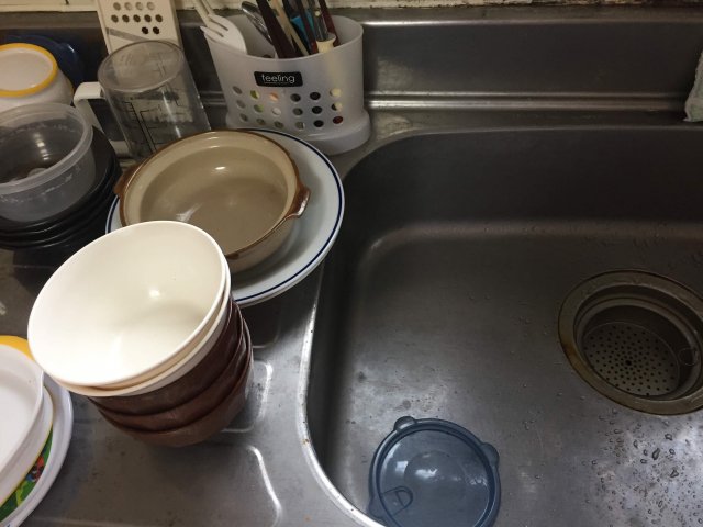 食器直置き
