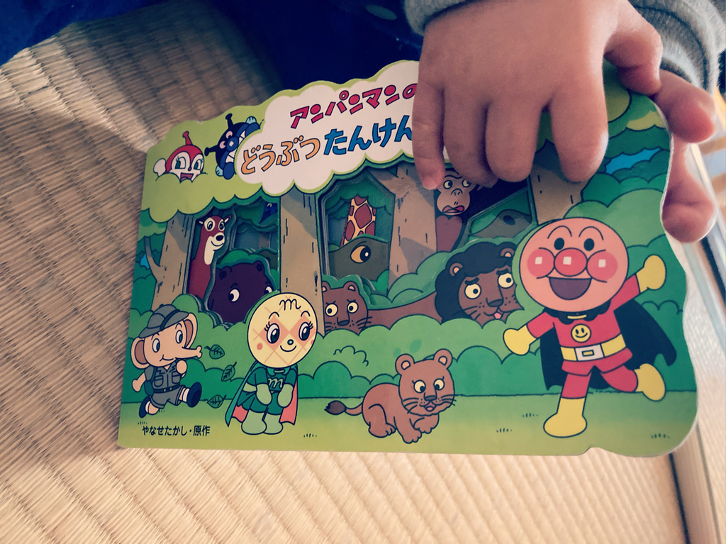 1歳におすすめ絵本「あんぱんまんのどうぶつたんけんたい