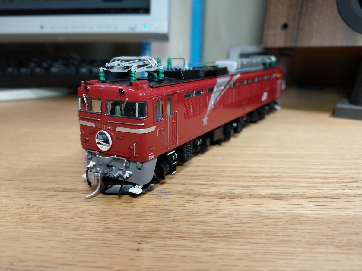 TOMIXのEF81 北斗星色(HO-147)から81号機を整備した - Underber_Yuba