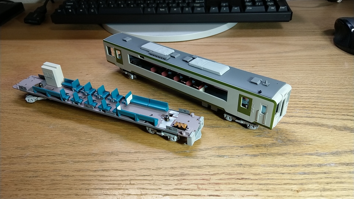 エンドウのキハ110/111/112キットを組み立てる(1) - Underber_Yuba