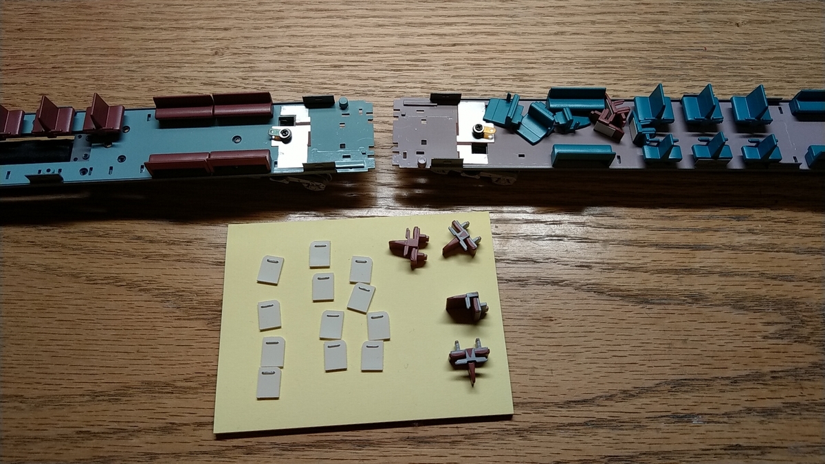 エンドウのキハ110/111/112キットを組み立てる(1) - Underber_Yuba