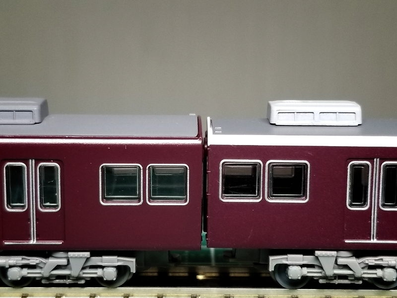 鉄コレ 阪急5000系と5100系の屋根のRの違い - アーバンモデルズ