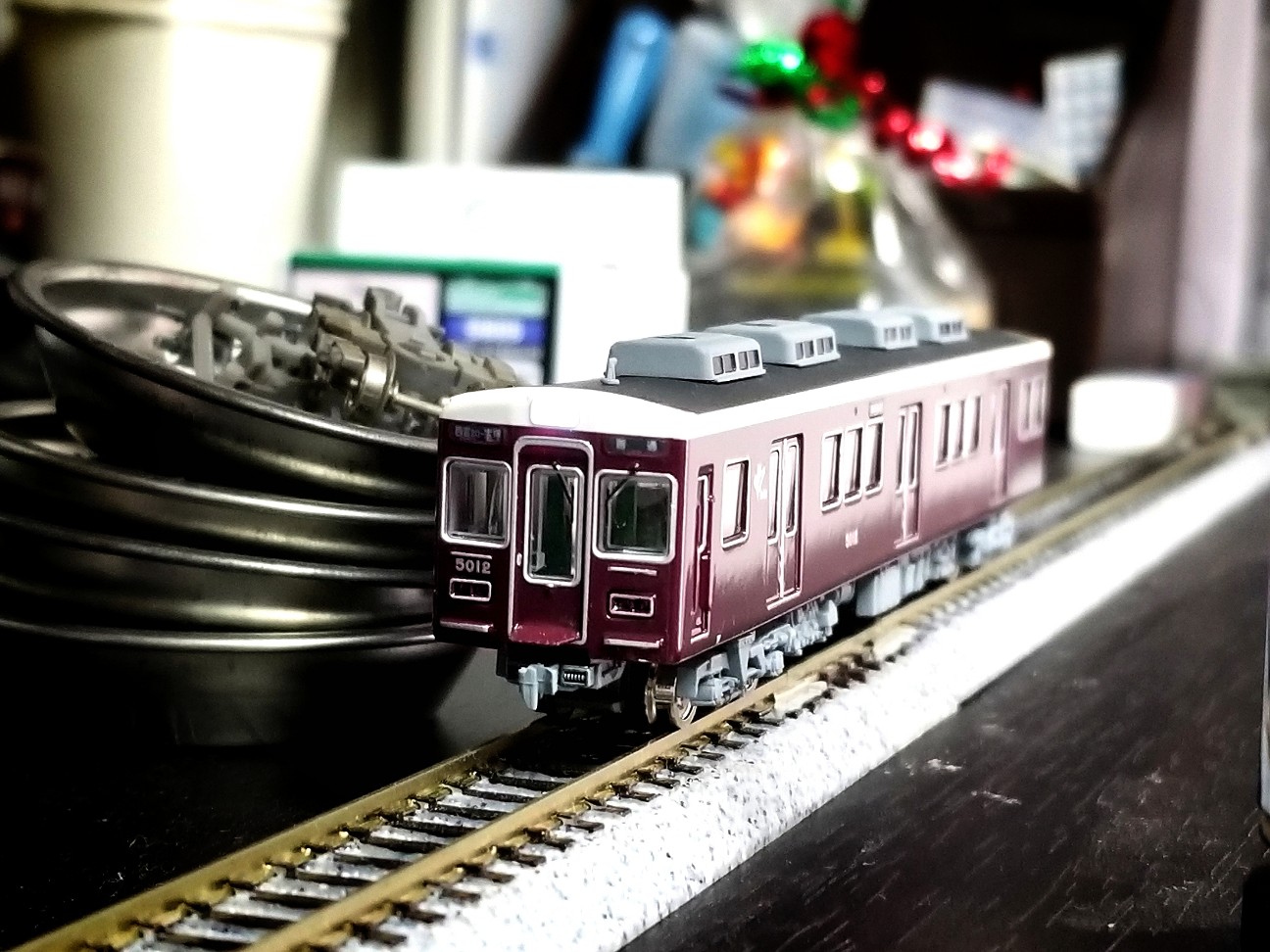 阪急5000系5001編成 阪急 今津北線Nゲージ ライト点灯化 ショップ特製品 阪急5000系5001編成 阪急 今津北線Nゲージ ライト点灯化 ショップ特