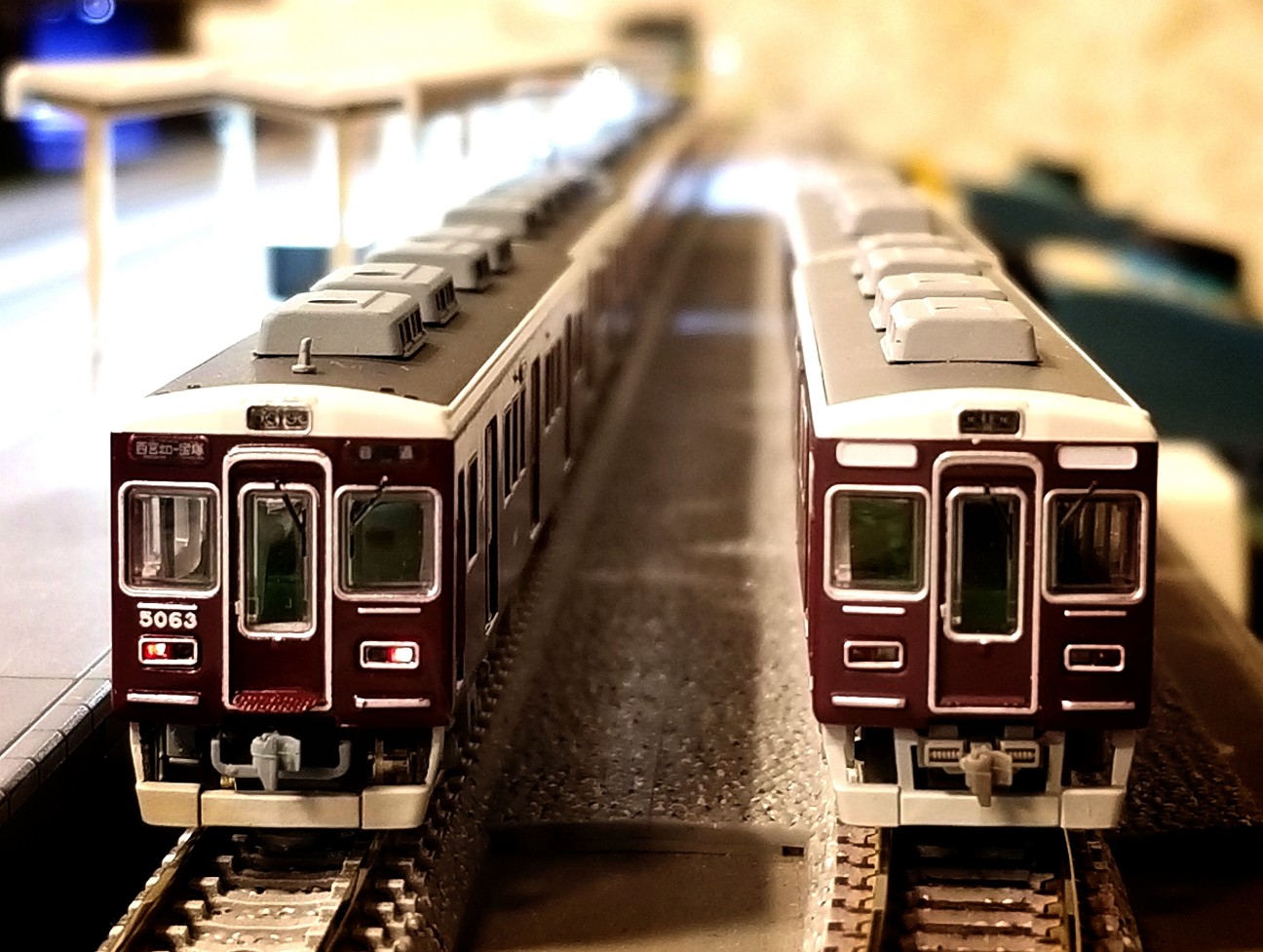 阪急5000系5001編成 阪急 今津北線Nゲージ ライト点灯化 ショップ特製品 阪急5000系5001編成 阪急 今津北線Nゲージ ライト点灯化 ショップ特