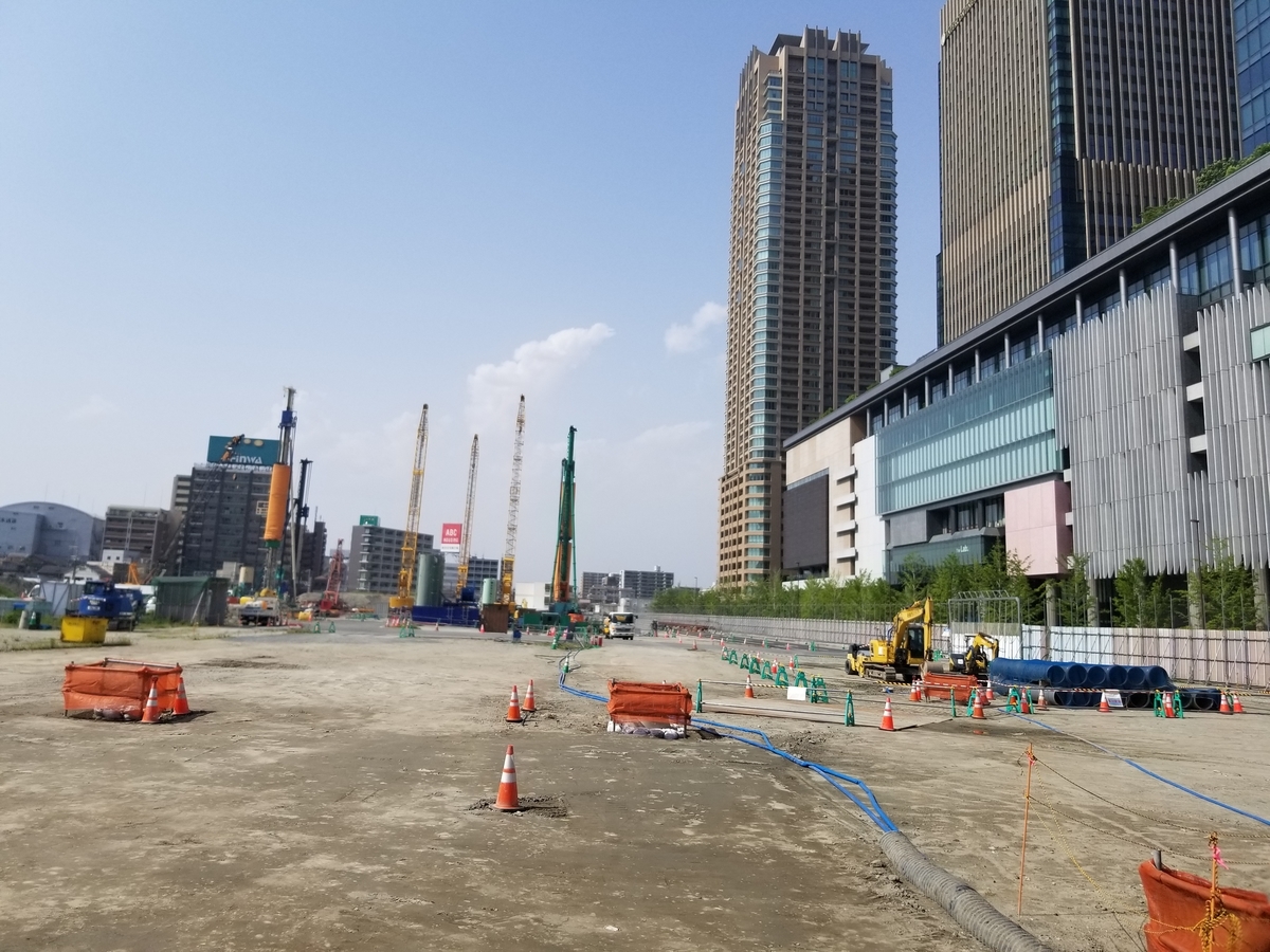 北街区の様子(2021年5月9日現在)