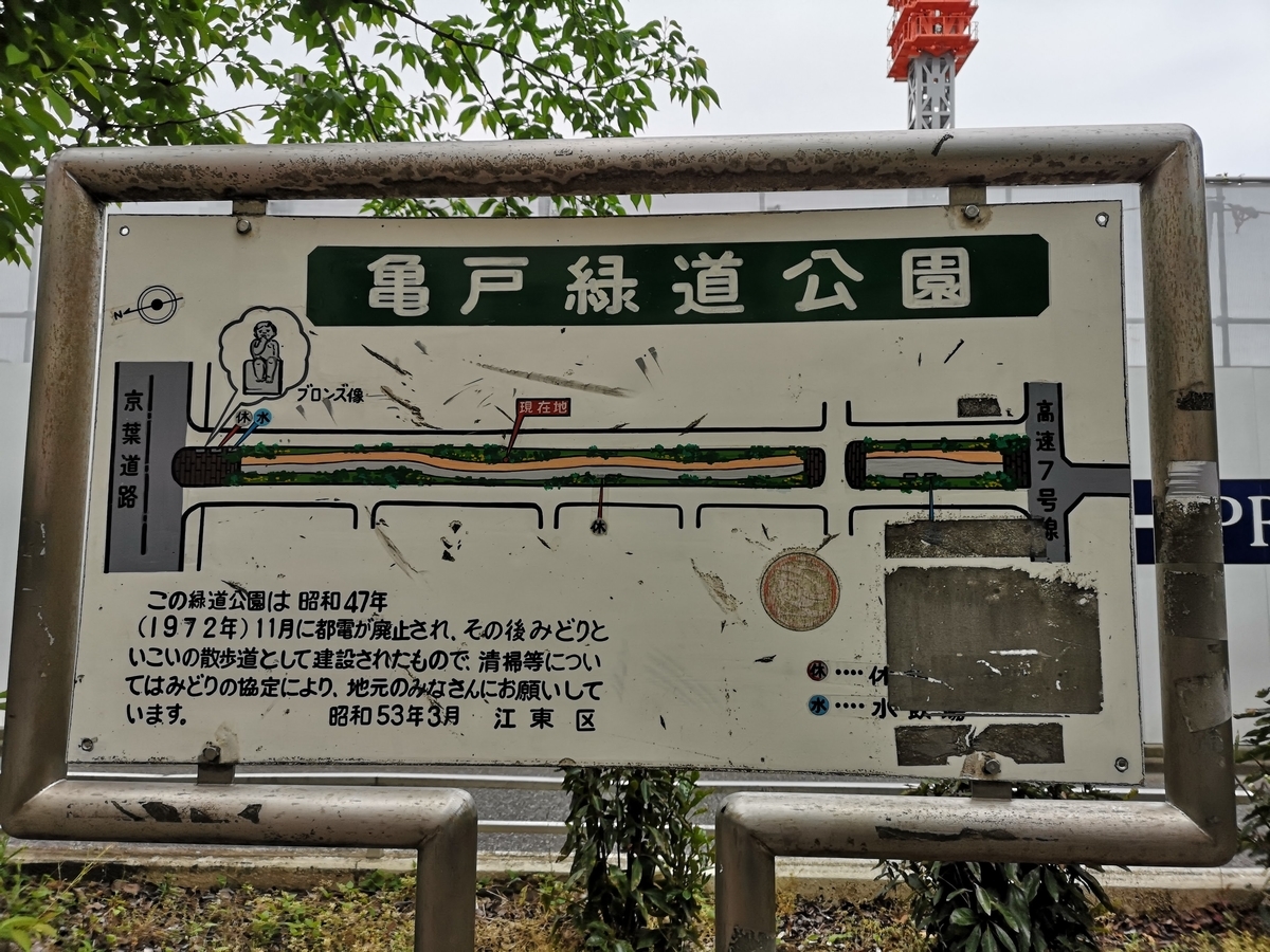 都電砂町線の路線跡を歩く - 可変感情可変予定制御