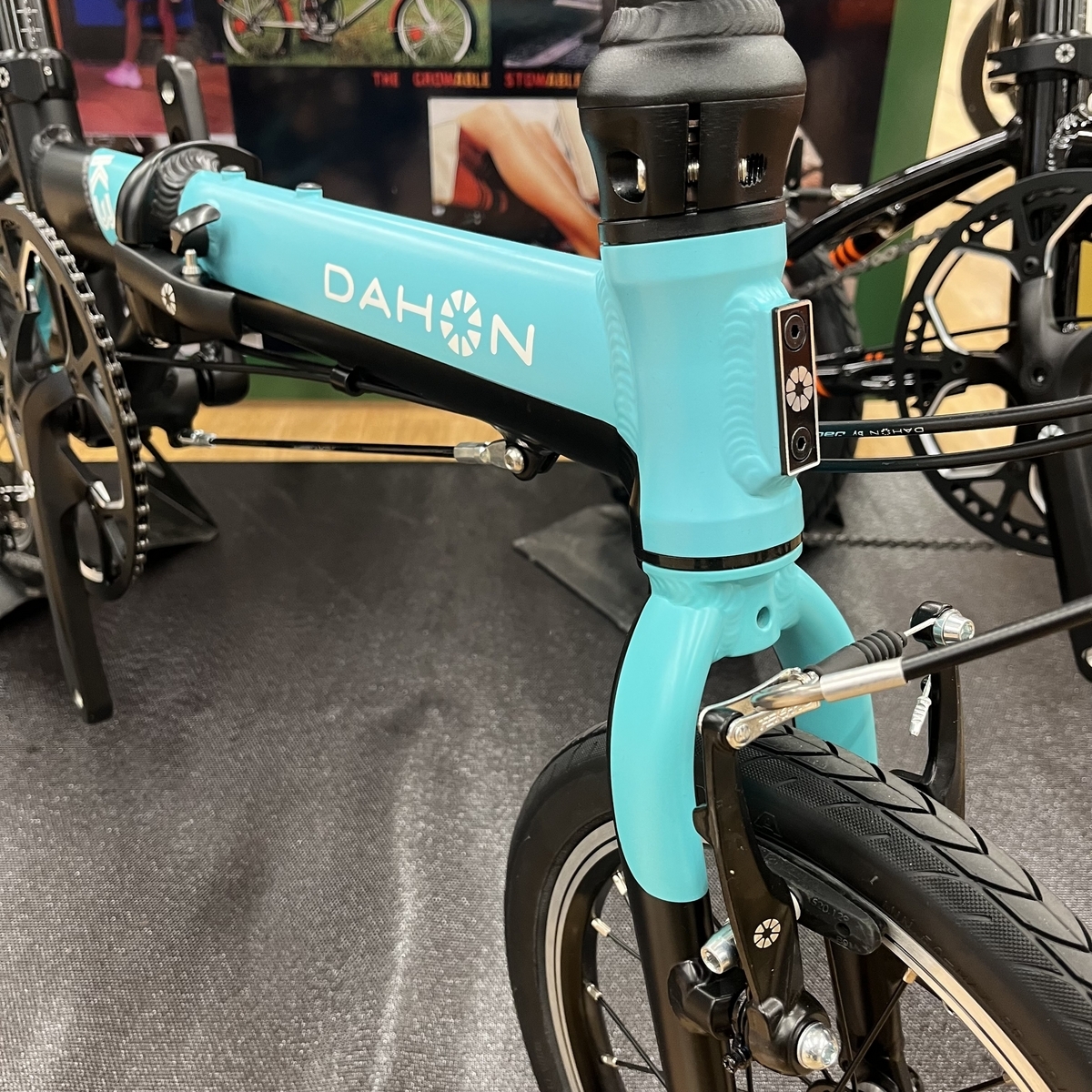 DAHON PONTIAC 水色 ミニベロ DAHON 2024年モデル展示会速報！ - ミニベロ・折りたたみ自転車専門店