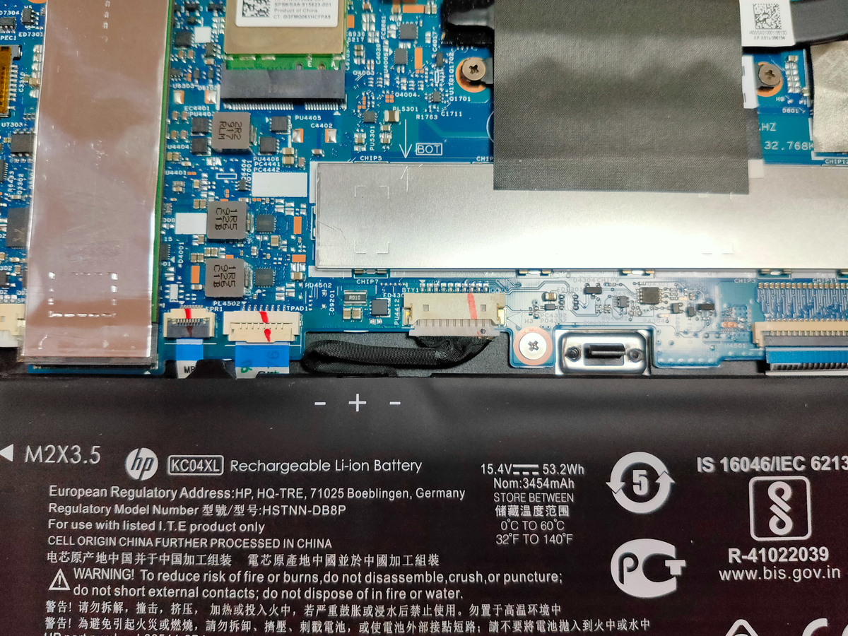HP ENVY x360 13のバッテリー交換 - Vishera's blog