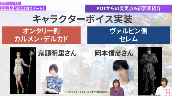 ELYONキャラクターボイスのキャスト