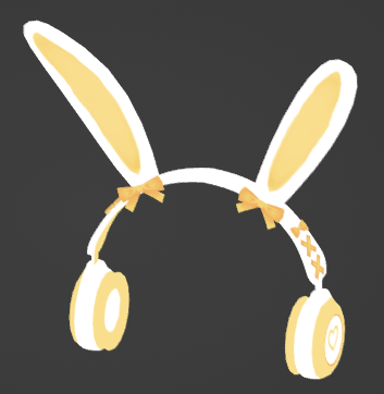 Blender】可愛い「うさみみヘッドフォン」の作り方メモ - 「Vtuberの