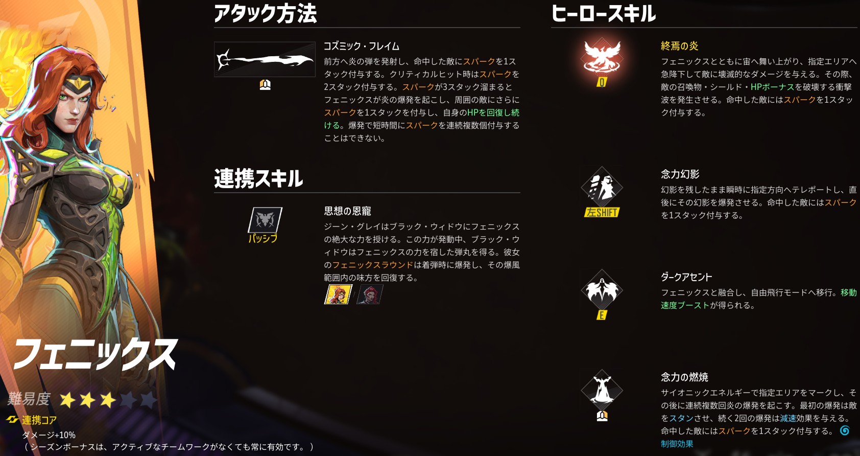 マベライ】フェニックスの特徴・立ち回り・使い方解説【スキル効果値