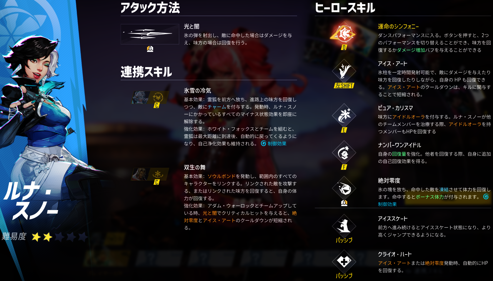 ルナさま専用ページ マベライ】「ルナ・スノー」の特徴・立ち回り・使い方解説【スキル効果