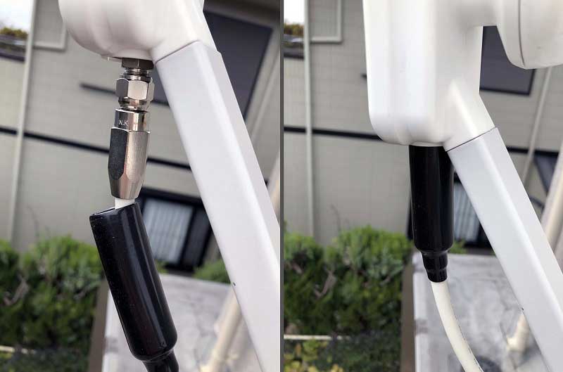 防水接栓取り付け
