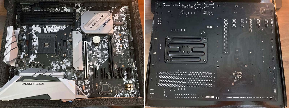 AMD Ryzen 5 3500 と ASRock B450 Steel Legend で故障したPCを