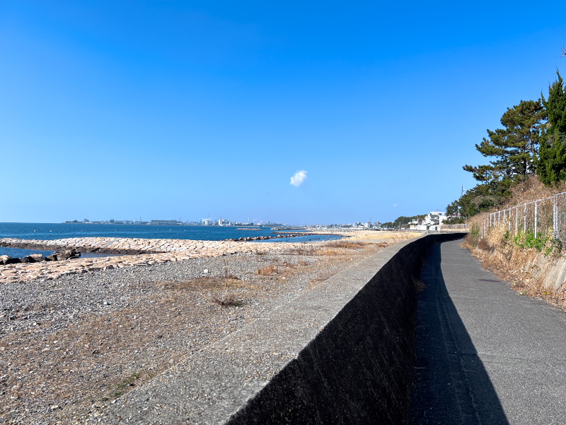 浜の散歩道