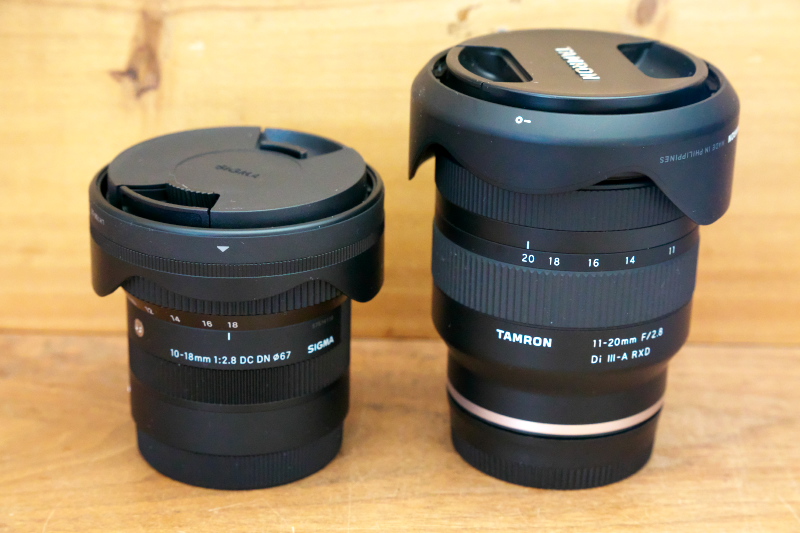 SIGMA「10-18mm F2.8 DC DN」レビュー！～ TAMRON「11-20mm F