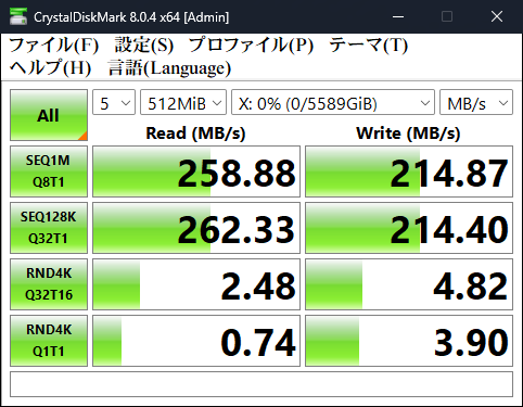 ベンチ4
